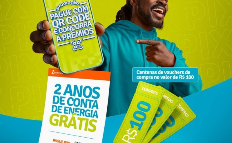 Energisa promove promoção 'Pague com QR Code e Concorra a Prêmios'