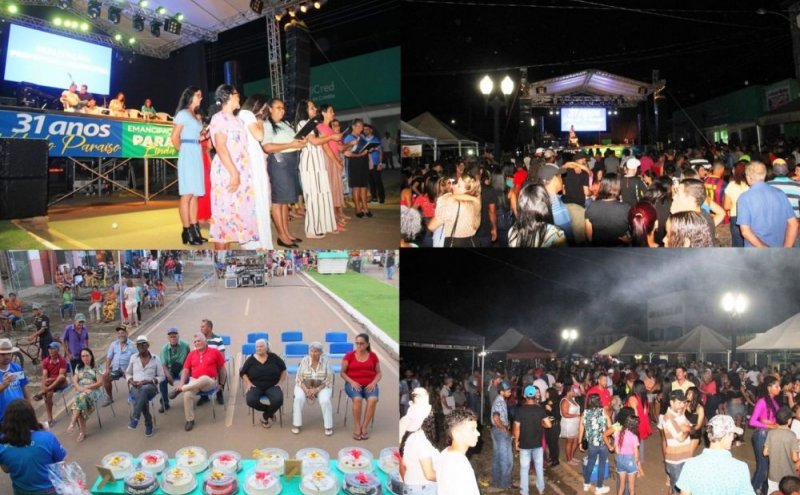 População participa da festa de 31 anos de Vale do Paraíso (RO); CONFIRA IMAGENS 
